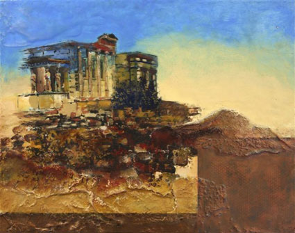 Eyes on Acropolis  by Jeanne Krabbendam