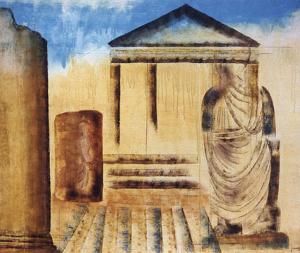 Roman Temple by Jeanne Krabbendam