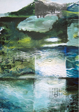 Elfian Lakes  by Jeanne Krabbendam