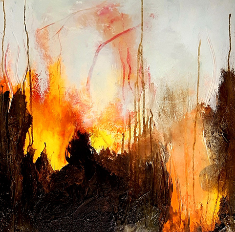 Fire  by Jeanne Krabbendam