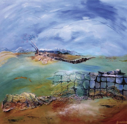 Village Walls by Jeanne Krabbendam